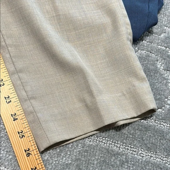 2 Pair Saddlebred Performance Dress Pants Men’s 32x30 but hemmed to 26” - Picture 7 of 10